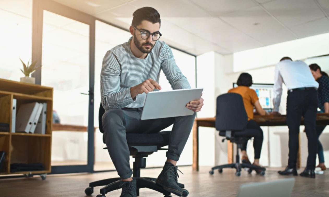 Workshop-Teilnehmer beim praktischen SEO-Training